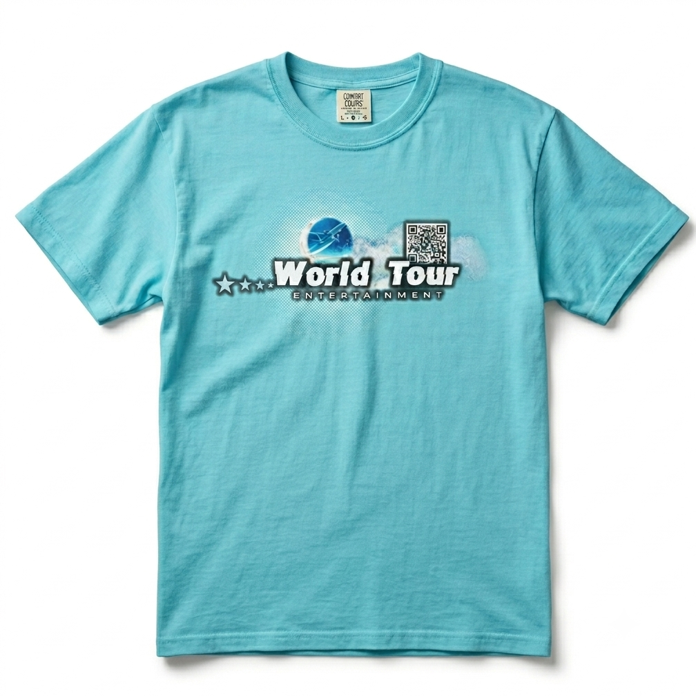 WORLD TOUR 2002 Unisex Garment-Dyed T-shirt