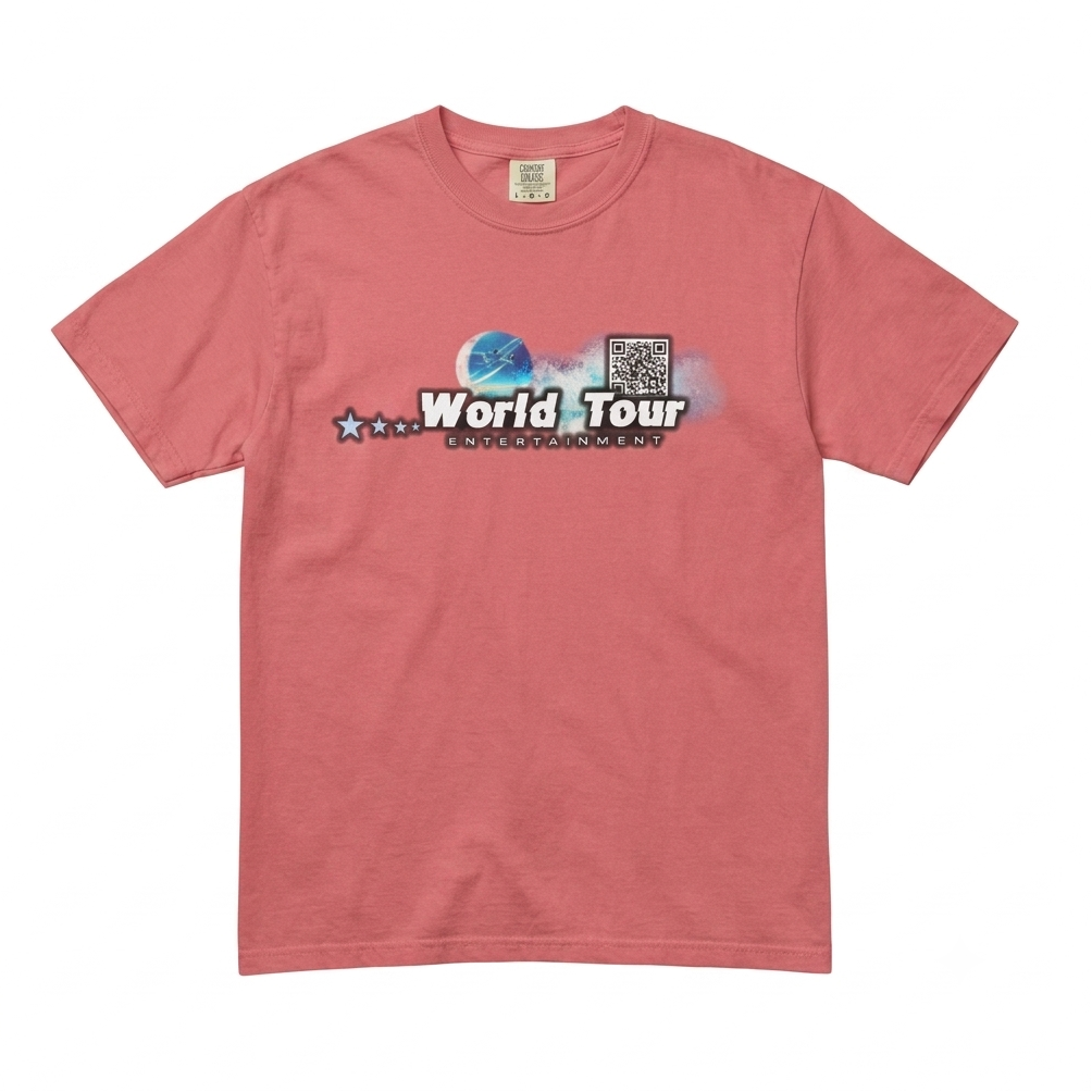 WORLD TOUR 2002 Unisex Garment-Dyed T-shirt